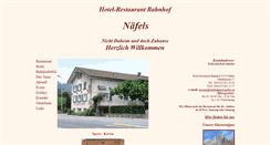 Desktop Screenshot of hotelbahnhof-naefels.ch
